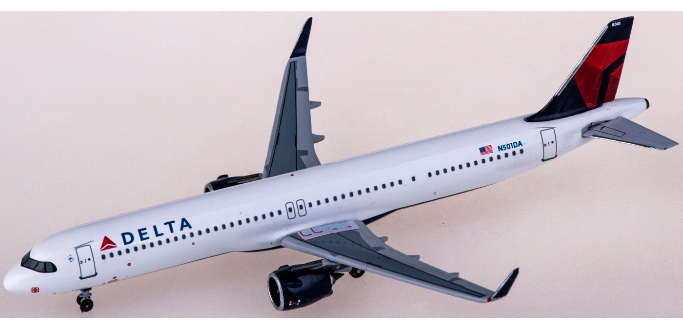 1:400 AeroClassics BBX41638 Delta Air Lines Airbus A321neo N501DA Aircraft Model+Free Tractor