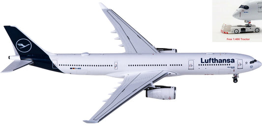 1:400 NG Models NG62029 Lufthansa Airlines Airbus A330-300 D-AIKQ+Free Tractor