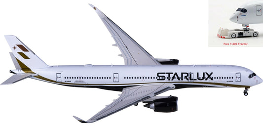 1:400 JC Wings EW4359007 Starlux Airlines Airbus A350-900XWB B-58501 Aircraft Model+Free Tractor