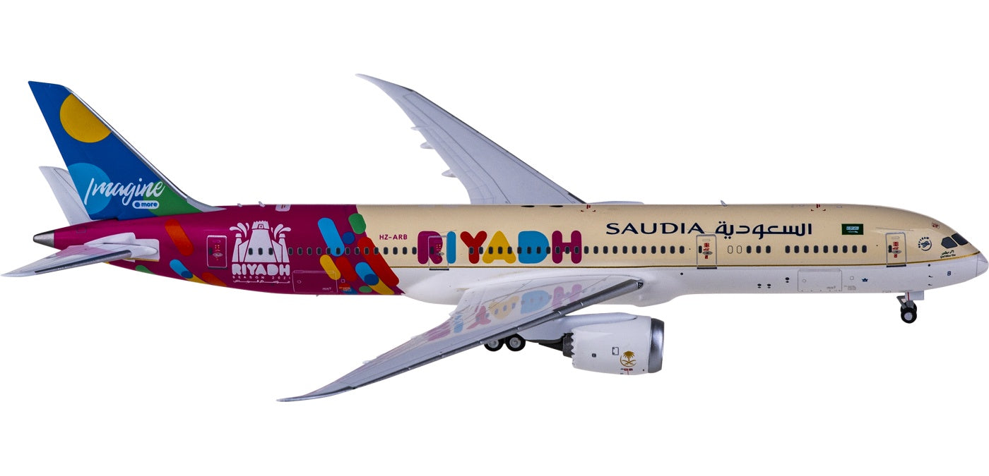 1:400 NG Models NG55081 Saudia Boeing 787-9 HZ-ARB+Free Tractor