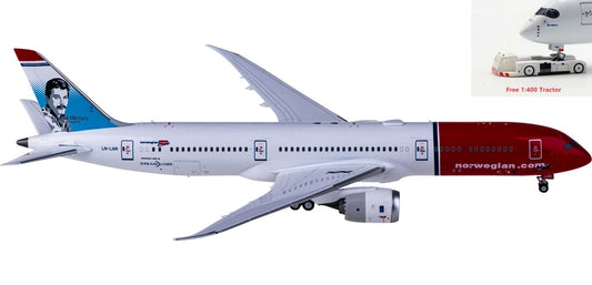 1:400 NG Models NG55086 Norwegian Air Shuttle Boeing 787-9 LN-LNR+Free Tractor