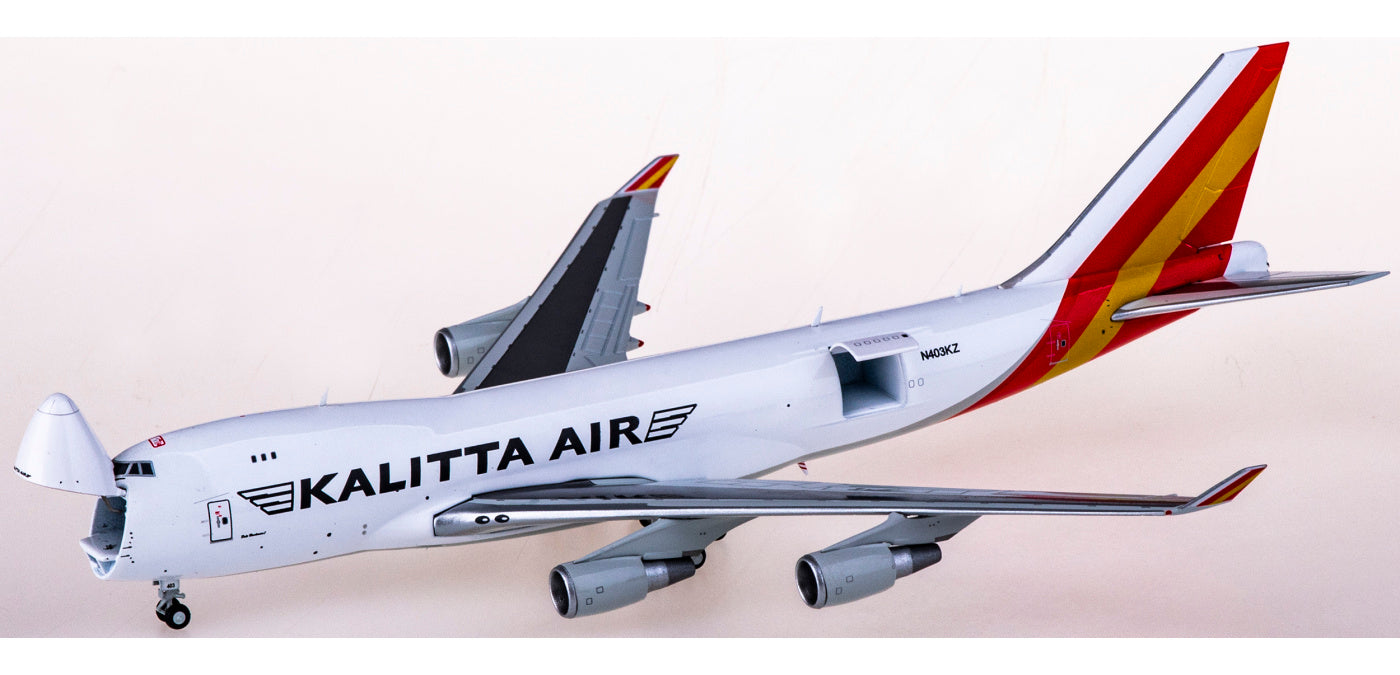 1:400 JC Wings LH4263C Kalitta Air Boeing 747-400F N403KZ+Free Tractor