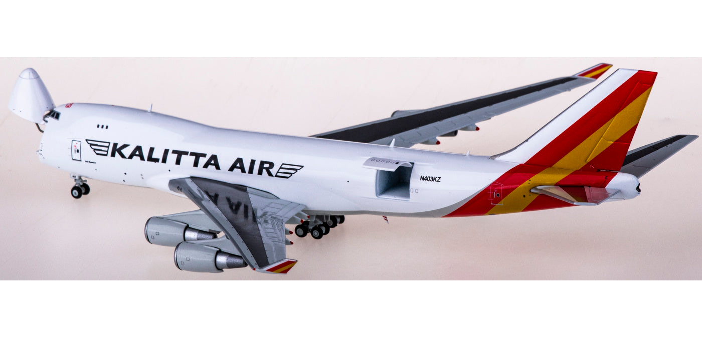 1:400 JC Wings LH4263C Kalitta Air Boeing 747-400F N403KZ+Free Tractor