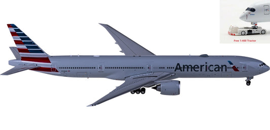 1:400 Phoenix PH04462 American Airlines Boeing 777-300ER N729AN+Free Tractor