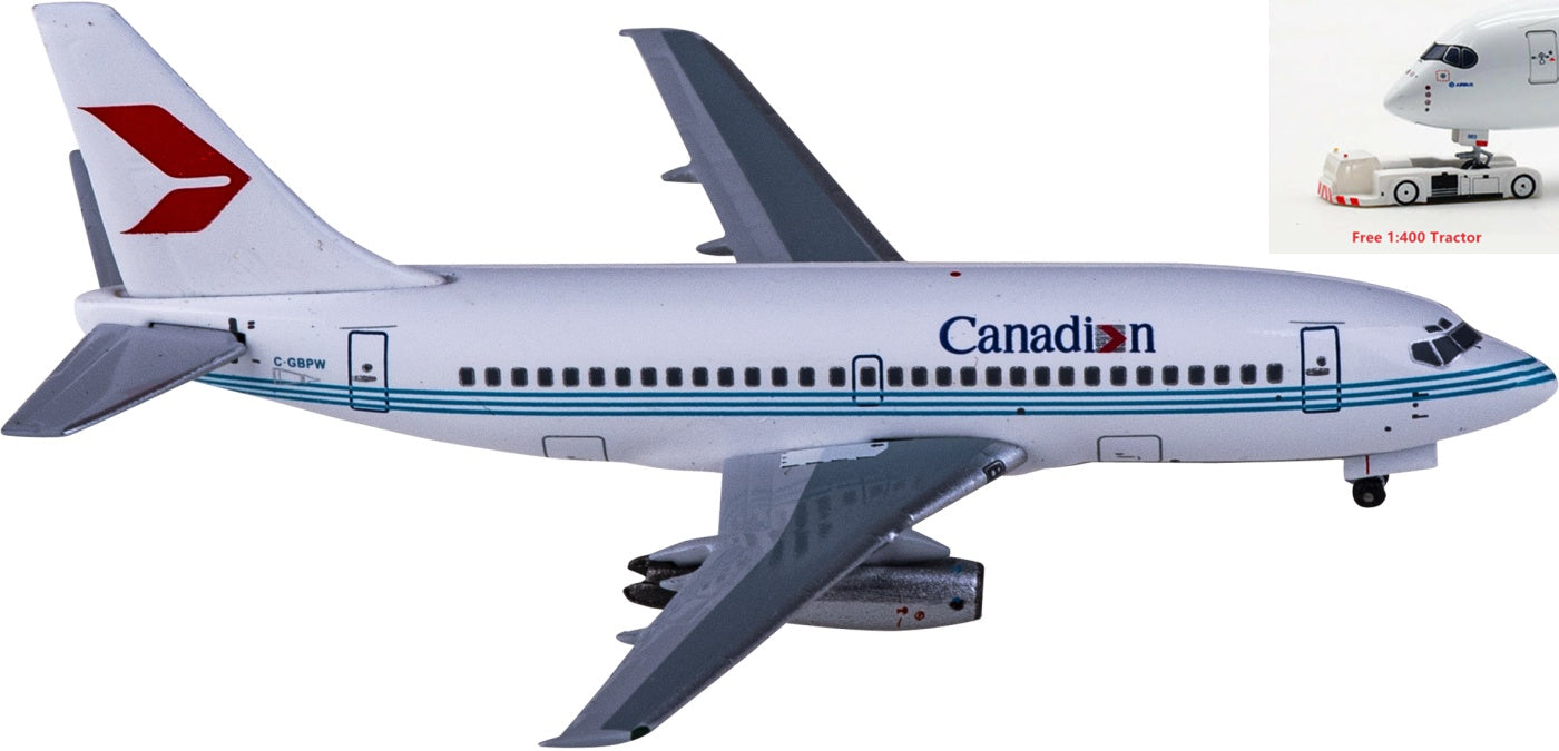 1:400 AeroClassics AC411113 Canadian Boeing 737-200 C-GBPW Aircraft Model+Free Tractor