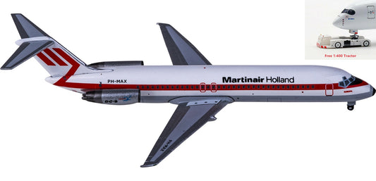 1:400 AeroClassics AC411121 Martinair McDonnell Douglas DC-9-32 PH-MAX Aircraft Model+Free Tractor