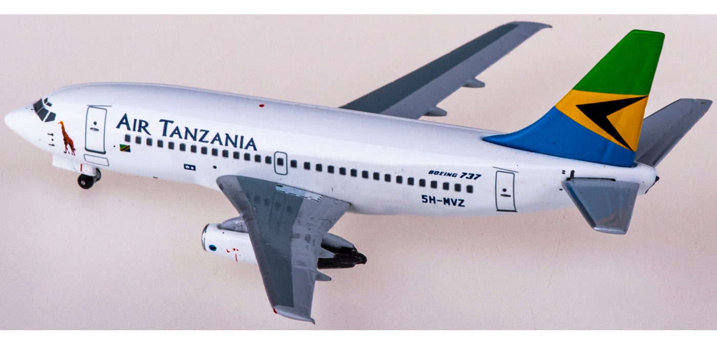 1:400 AeroClassics AC411108 Air Tanzania Boeing 737-200 5H-MVZ Aircraft Model+Free Tractor