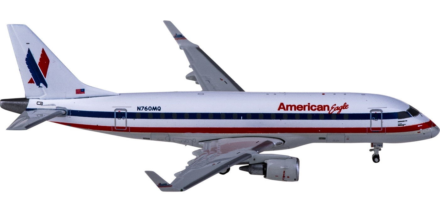 1:400 Geminijets GJAAL2056 American Airlines Embraer ERJ-170-1000STD N760MQ+Free Tractor