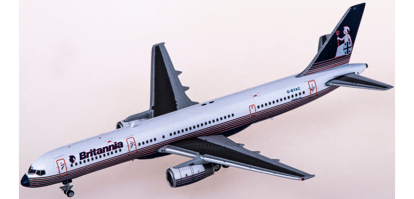 1:400 JC Wings XX4272 Britannia Boeing 757-200 G-BYAC+Free Tractor