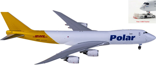 1:400 Phoenix PH04464 Polar Air Cargo Boeing 747-8F N855GT+Free Tractor