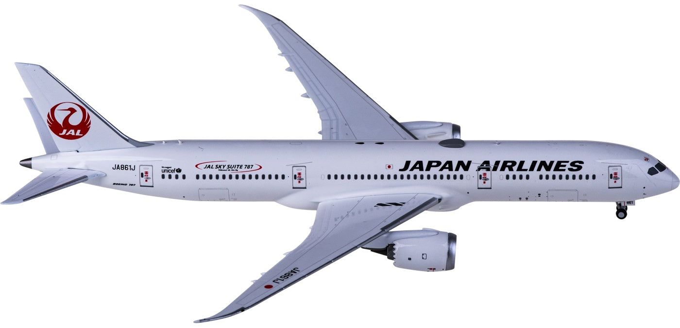 1:400 NG Models NG55085 Japan Airlines Boeing 787-9 Dreamliner JA861J+Free Tractor