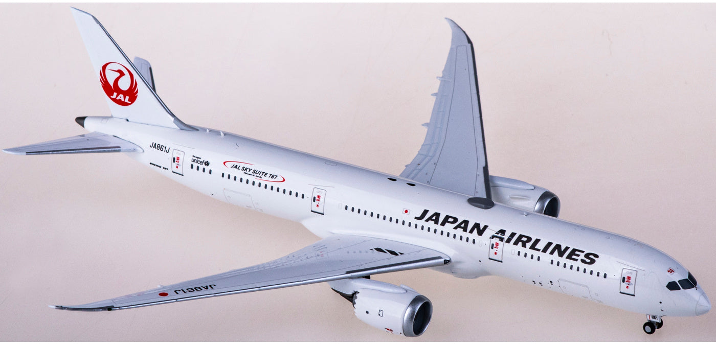 1:400 NG Models NG55085 Japan Airlines Boeing 787-9 Dreamliner JA861J+Free Tractor