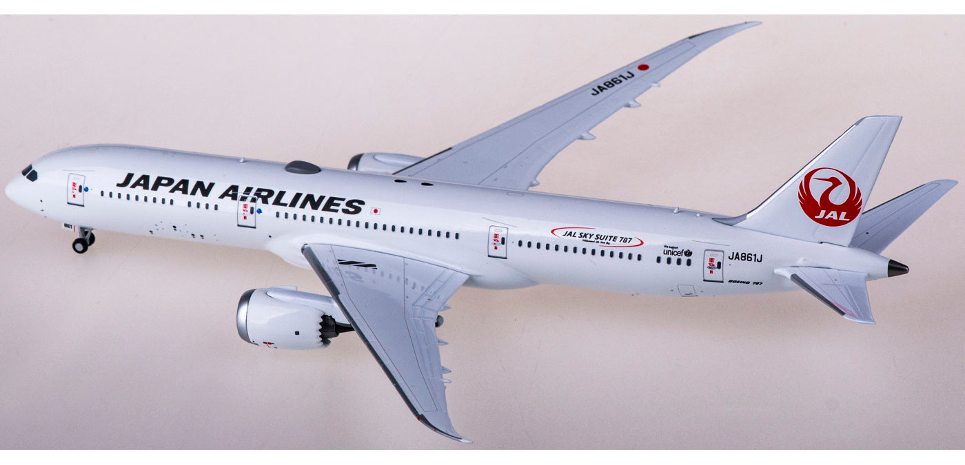 1:400 NG Models NG55085 Japan Airlines Boeing 787-9 Dreamliner JA861J+Free Tractor