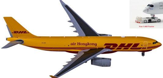 1:400 JC Wings XX4901 Air Hong Kong Airbus A330-200F B-LDS+Free Tractor