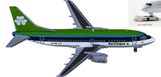 1:400 JC Wings XX4883 Aer Lingus Boeing 737-500 EI-CDE+Free Tractor