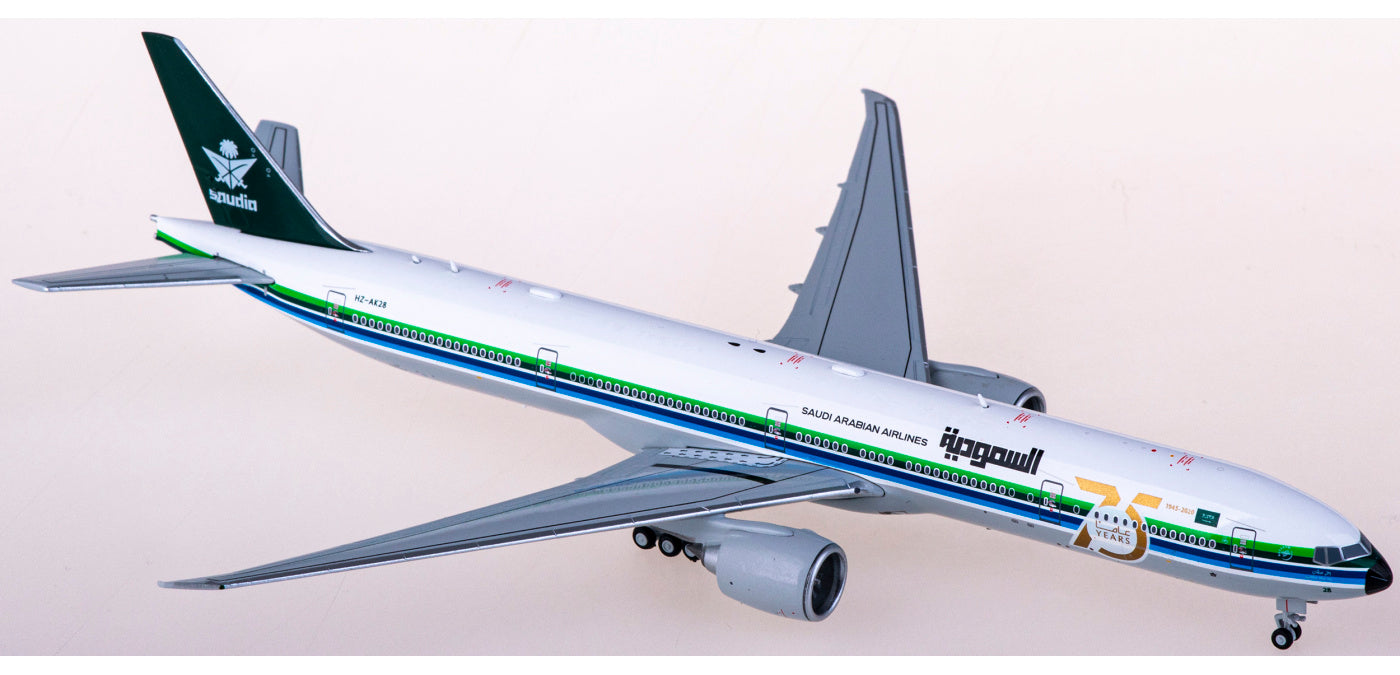 1:400 JC Wings LH4273 Saudia Boeing 777-300ER HZ-AK28+Free Tractor