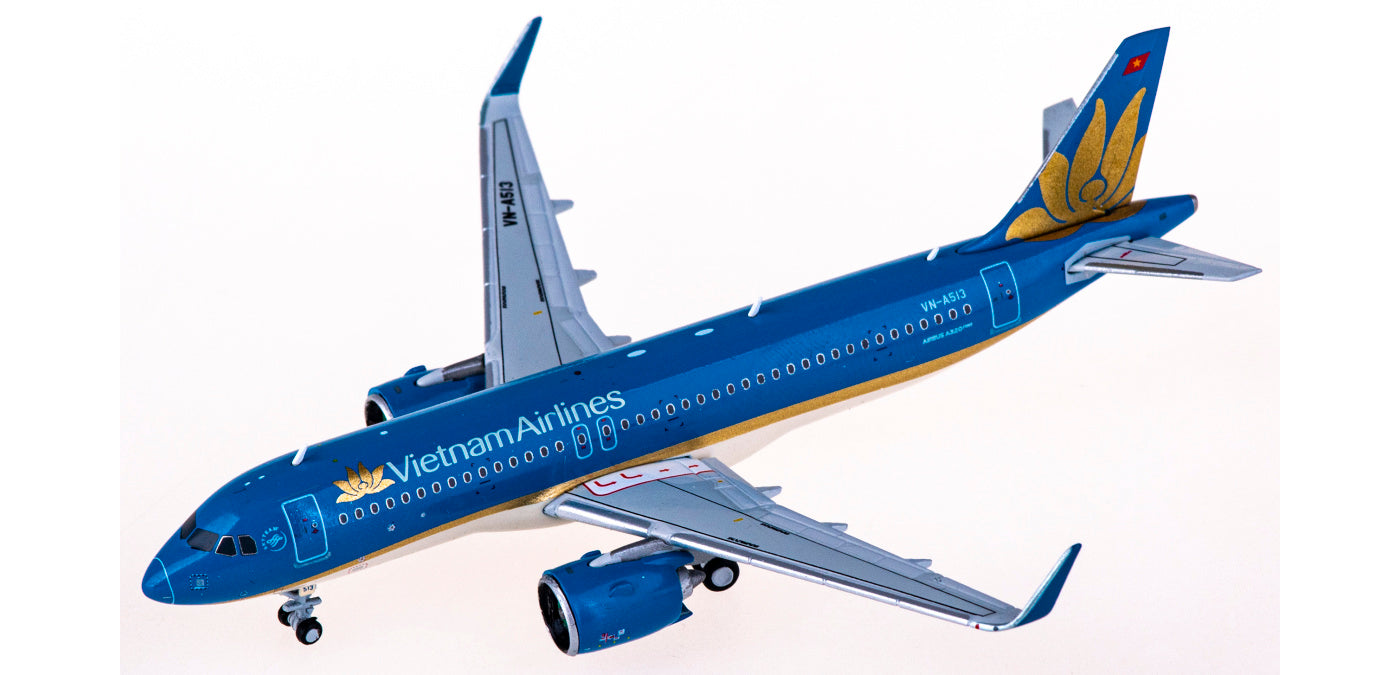 1:400 JC Wings XX4493 Vietnam Airlines Airbus A320neo VN-A513+Free Tractor