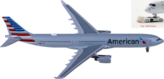 1:400 NG Models NG62026 American Airlines Airbus A330-300 N277AY+Free Tractor