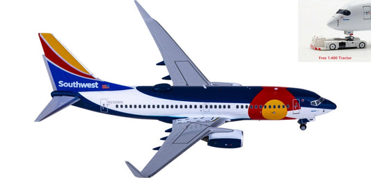 1:400 NG Models NG77021 Southwest Airlines Boeing 737-700 N230WN+Free Tractor