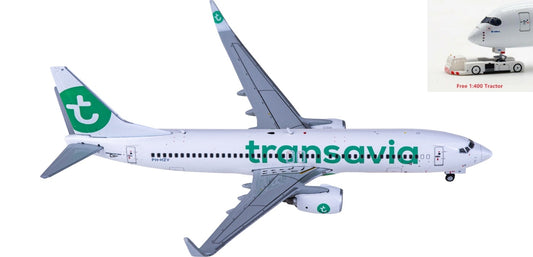 1:400 Geminijets GJTRA1977 Transavia Boeing 737-800 PH-HZV+Free Tractor