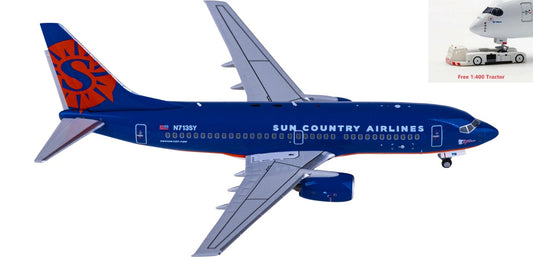 1:400 NG Models NG77011 Sun Country Airlines  Boeing 737-700 N713SY+Free Tractor