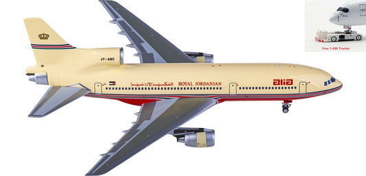 1:400 NG Models NG35016 Royal Jordanian Airlines Lockheed L-1011-500 JY-AGC+Free Tractor