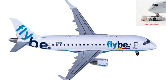 1:400 JC Wings W400-0001 Flybe Embraer ERJ-170-200STD G-FBJH+Free Tractor