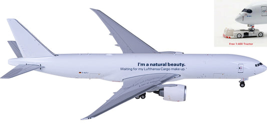 1:400 Phoenix PH04480 Lufthansa Cargo Boeing 777-200F D-ALFJ+Free Tractor