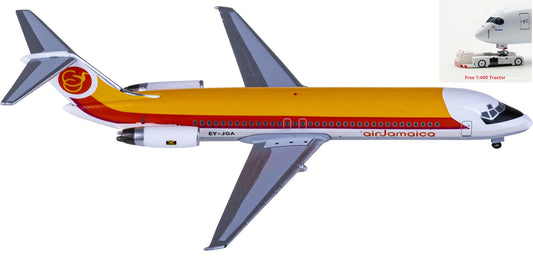 1:400 AeroClassics AC411137 Air Jamaica McDonnell Douglas DC-9-32 6Y-JGA Aircraft Model+Free Tractor