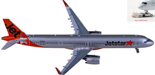 1:400 NG Models NG13052 Jetstar Airbus A321neo JA26LR+Free Tractor