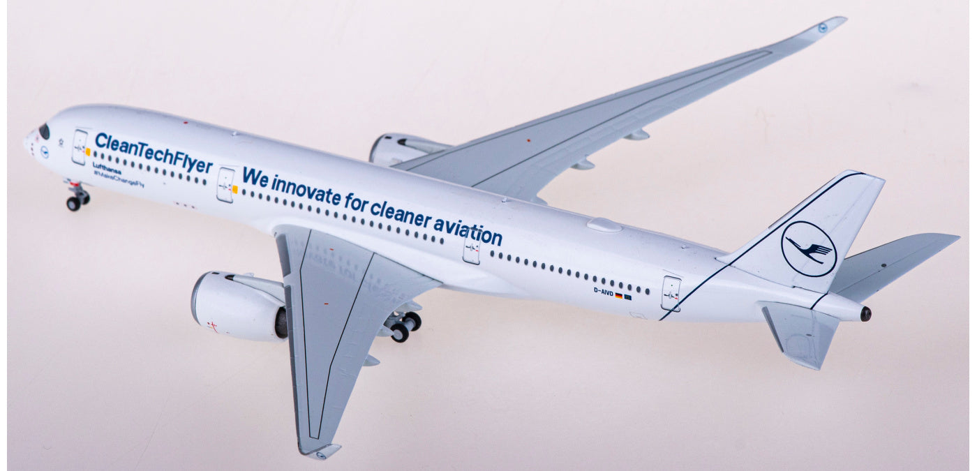 1:400 NG Models NG39040 Lufthansa Airlines Airbus A350-900 D-AIVD+Free Tractor