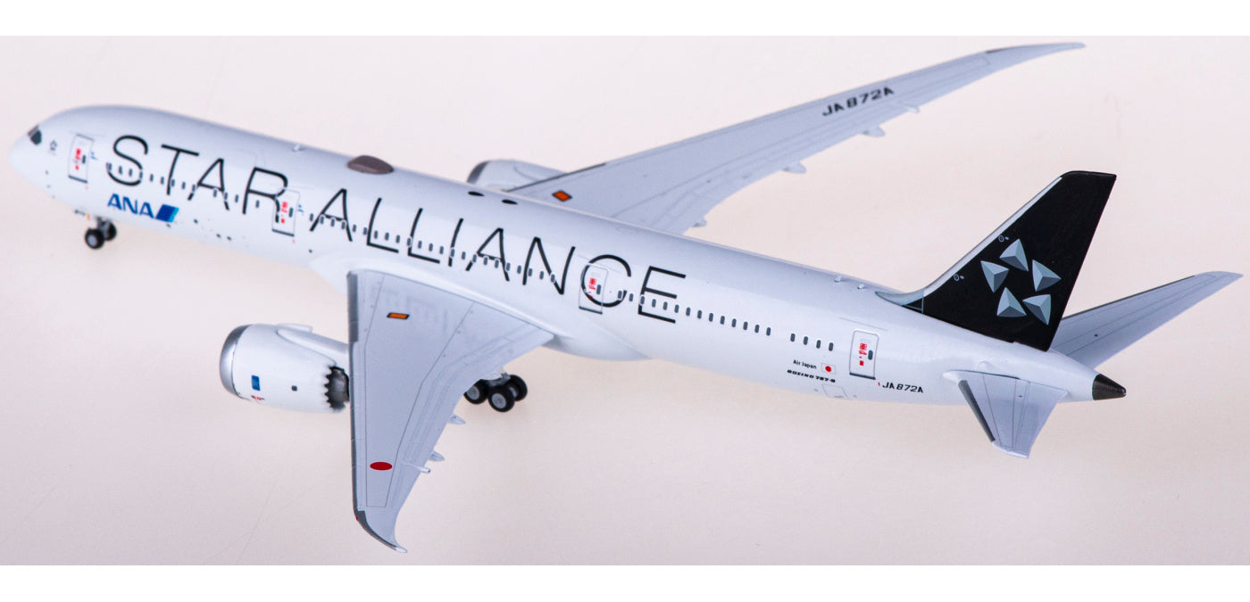 1:400 NG Models NG55092 ANA Boeing 787-9 JA872A “”STAR ALLIANCE"+Free Tractor
