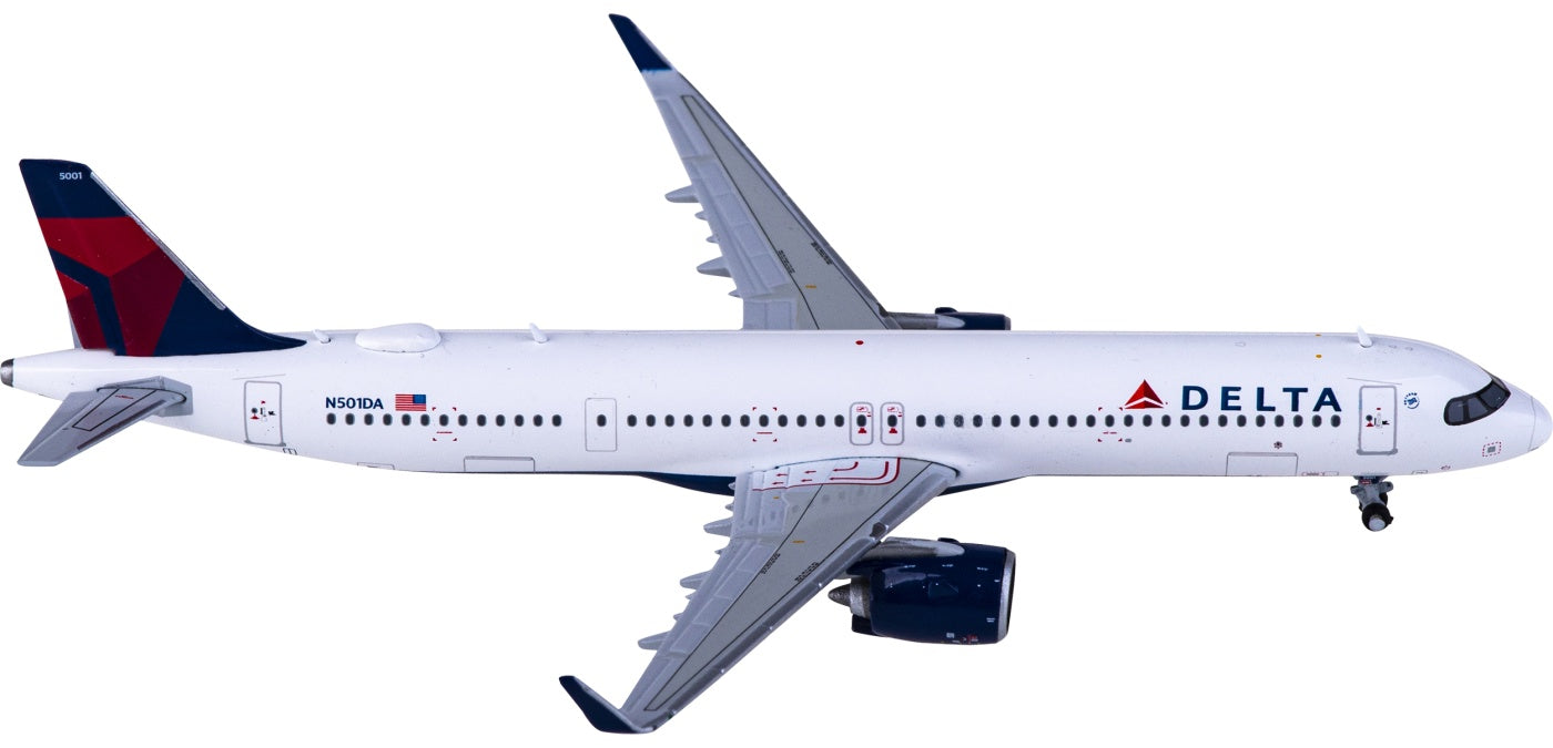 1:400 Geminijets GJDAL2164 Delta Air Lines Airbus A321neo N501DA+Free Tractor