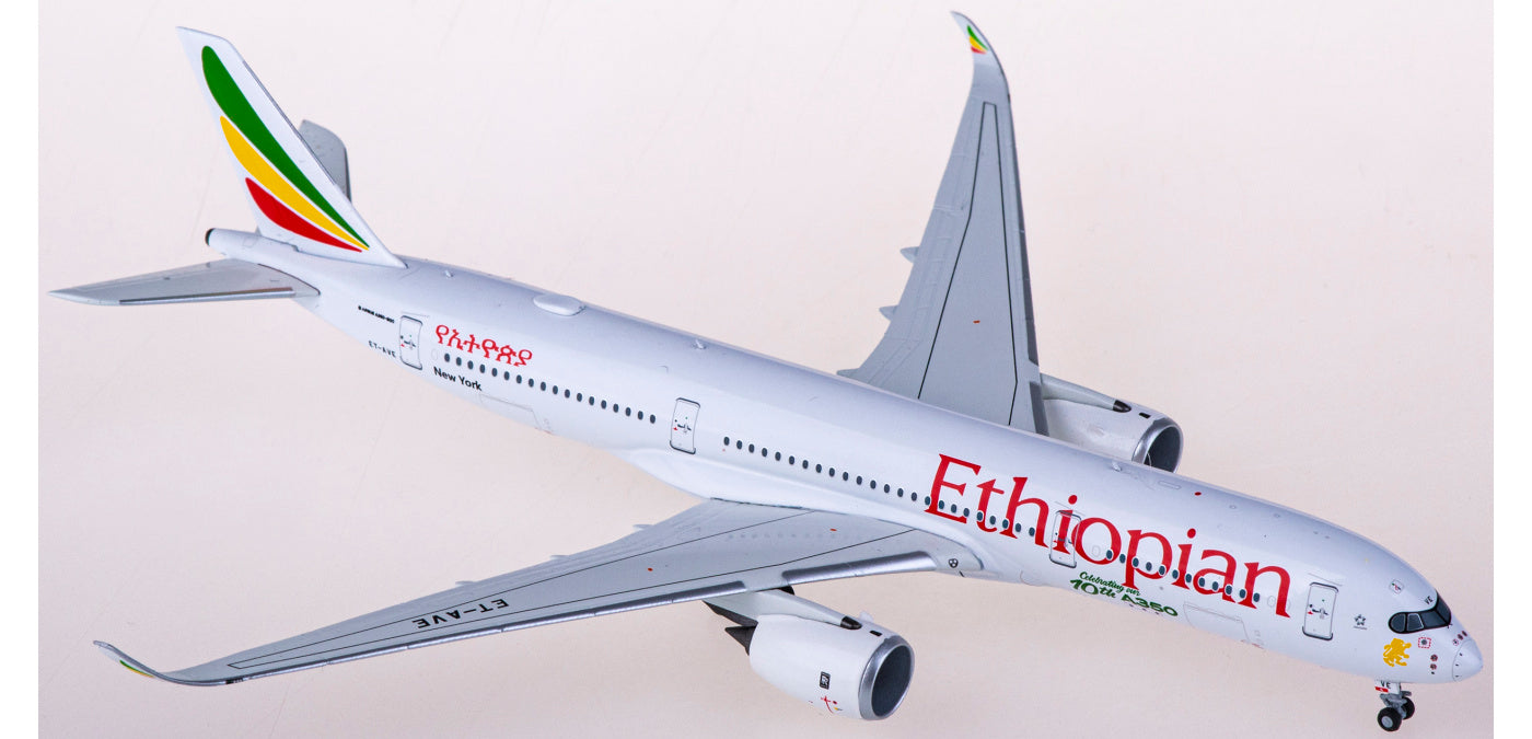 1:400 NG Models NG39041 Ethiopian Airlines Airbus A350-900 ET-AVE+Free Tractor