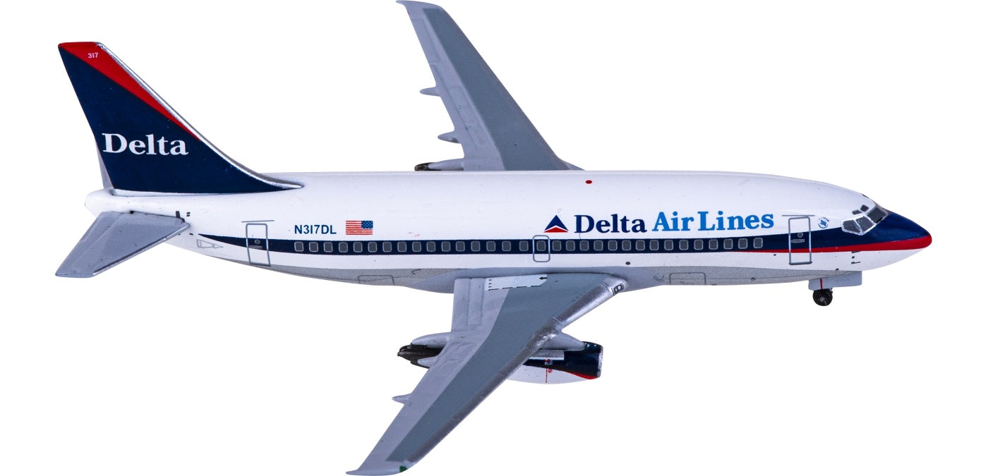 1:400 AeroClassics BBX41641 Delta Air Lines Boeing 737-200 N317DL Aircraft Model+Free Tractor