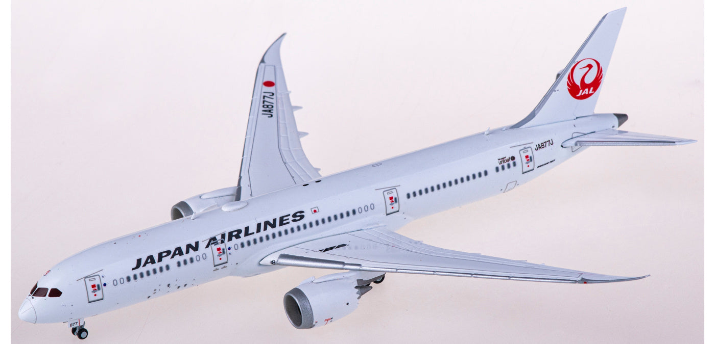 1:400 JC Wings EW4789007 Japan Airlines Boeing 787-9 Dreamliner JA877J Aircraft Model+Free Tractor