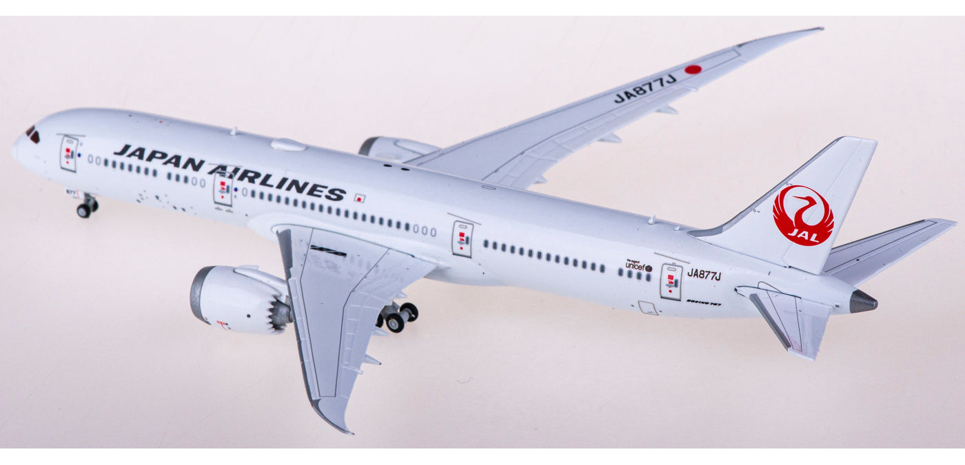 1:400 JC Wings EW4789007 Japan Airlines Boeing 787-9 Dreamliner JA877J Aircraft Model+Free Tractor