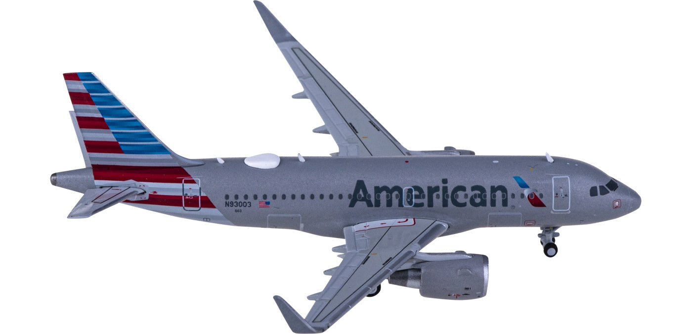 1:400 Geminijets GJAAL2084 American Airlines Airbus A319S N93003+Free Tractor