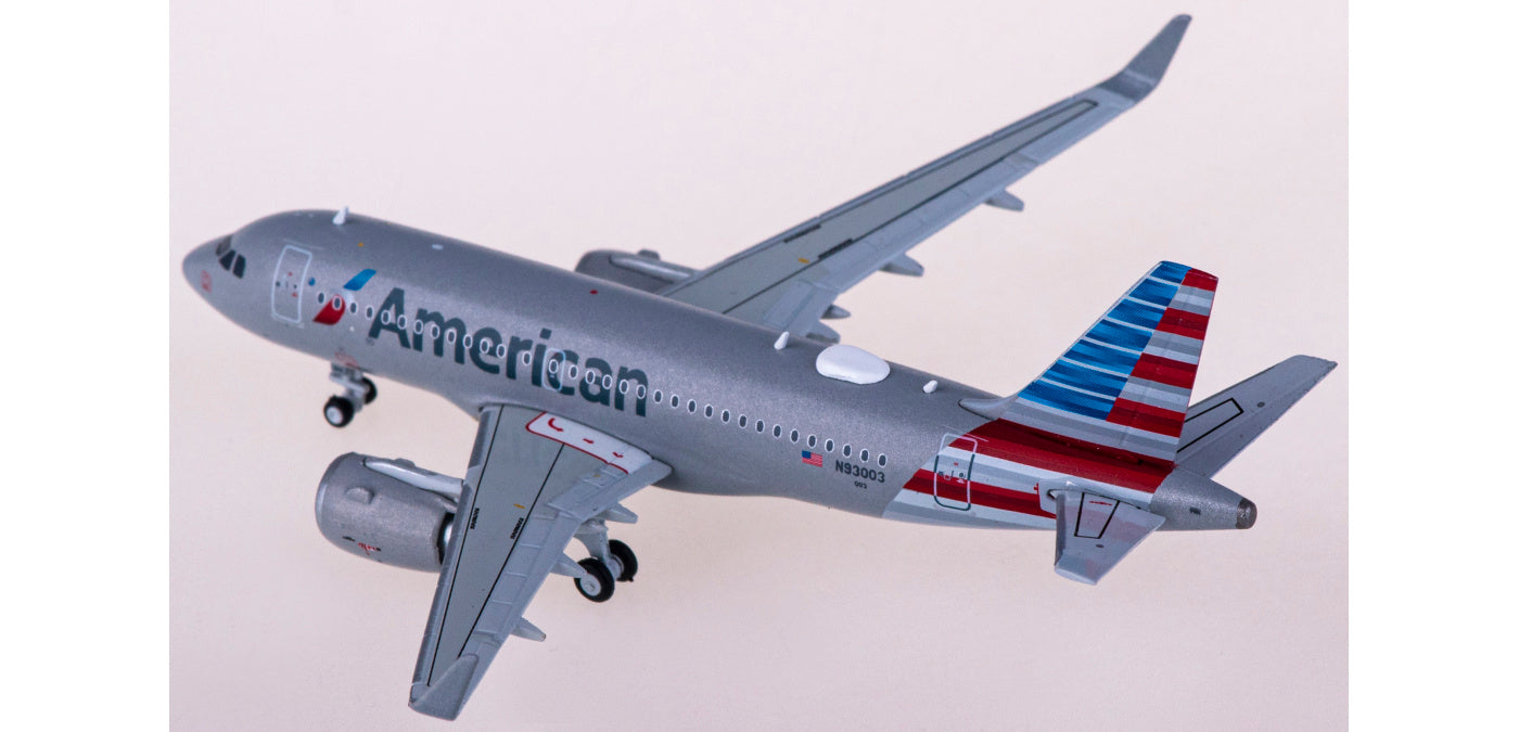 1:400 Geminijets GJAAL2084 American Airlines Airbus A319S N93003+Free Tractor