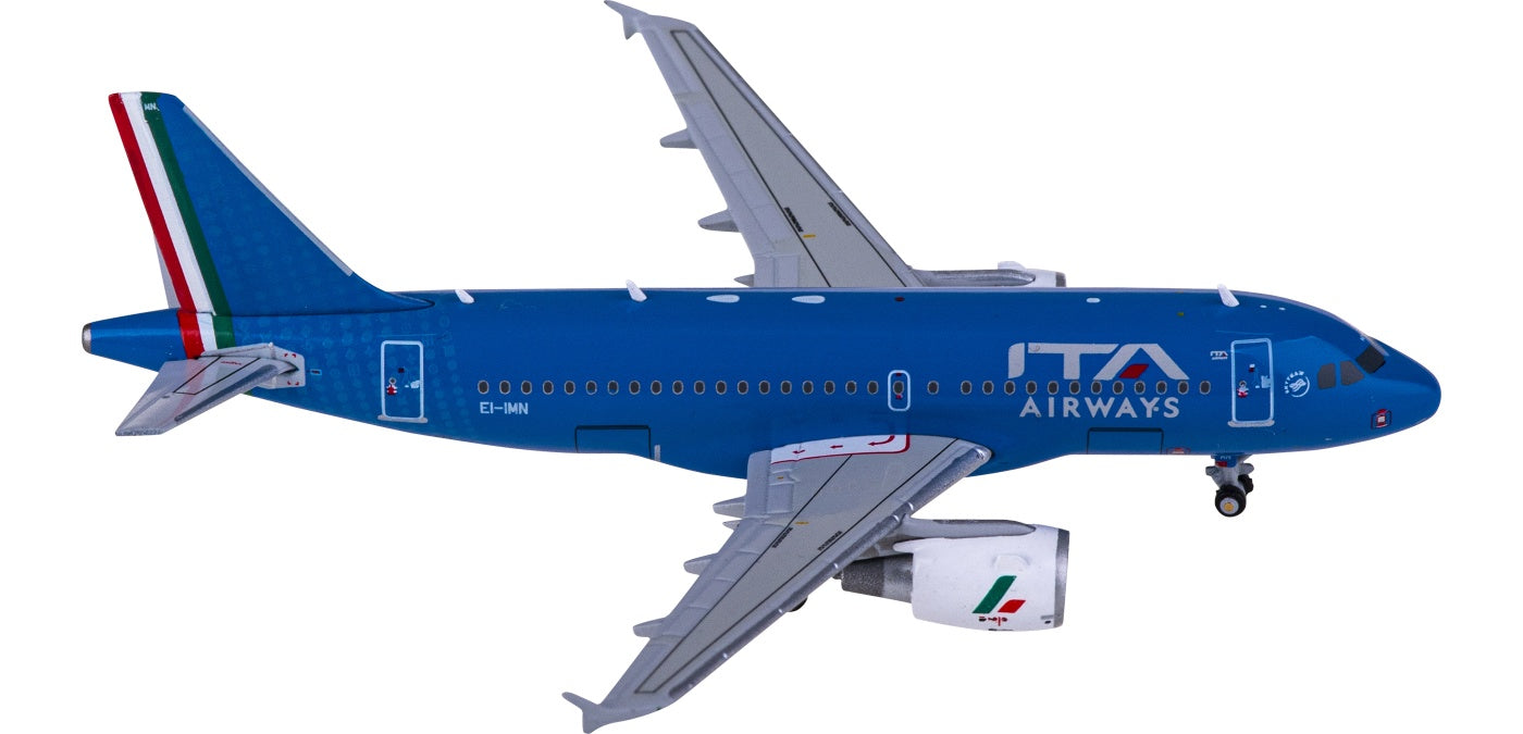 1:400 Geminijets GJITY2128 ITA Airways Airbus A319 EI-IMN+Free Tractor