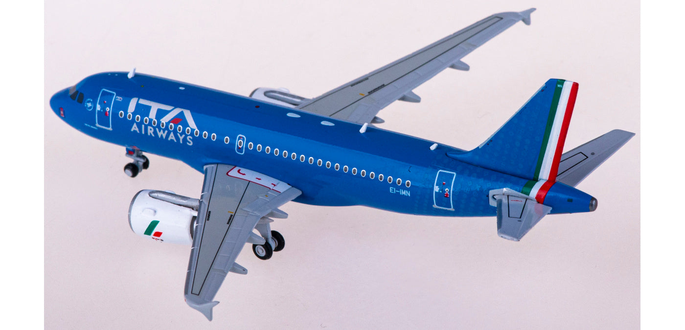 1:400 Geminijets GJITY2128 ITA Airways Airbus A319 EI-IMN+Free Tractor