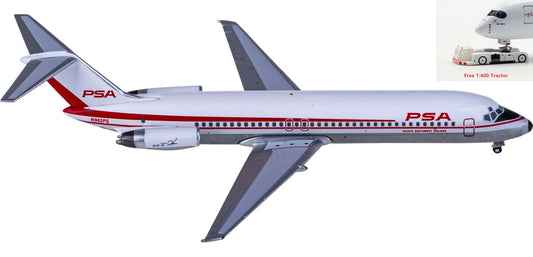 1:400 AeroClassics AC411145 PSA McDonnell Douglas DC-9-32 N982PS Aircraft Model+Free Tractor