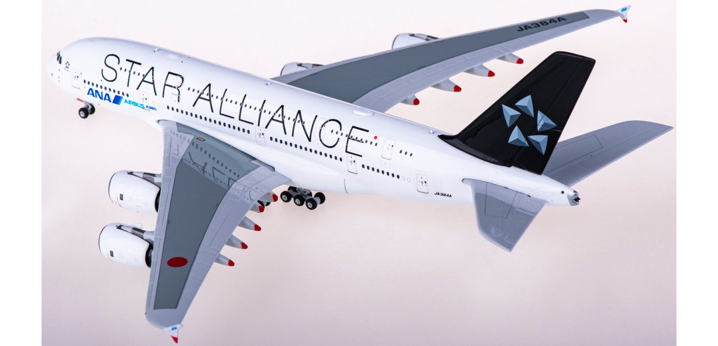 1:400 Phoenix PH04468 ANA Airbus A380 JA384A "STAR ALLIANCE"+Free Tractor