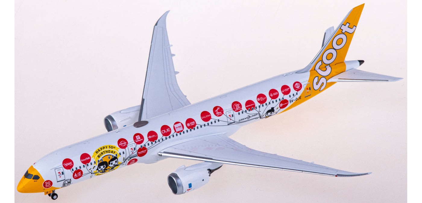 1:400 NG Models NG55096 Scoot Boeing 787-9 9V-OJE+Free Tractor