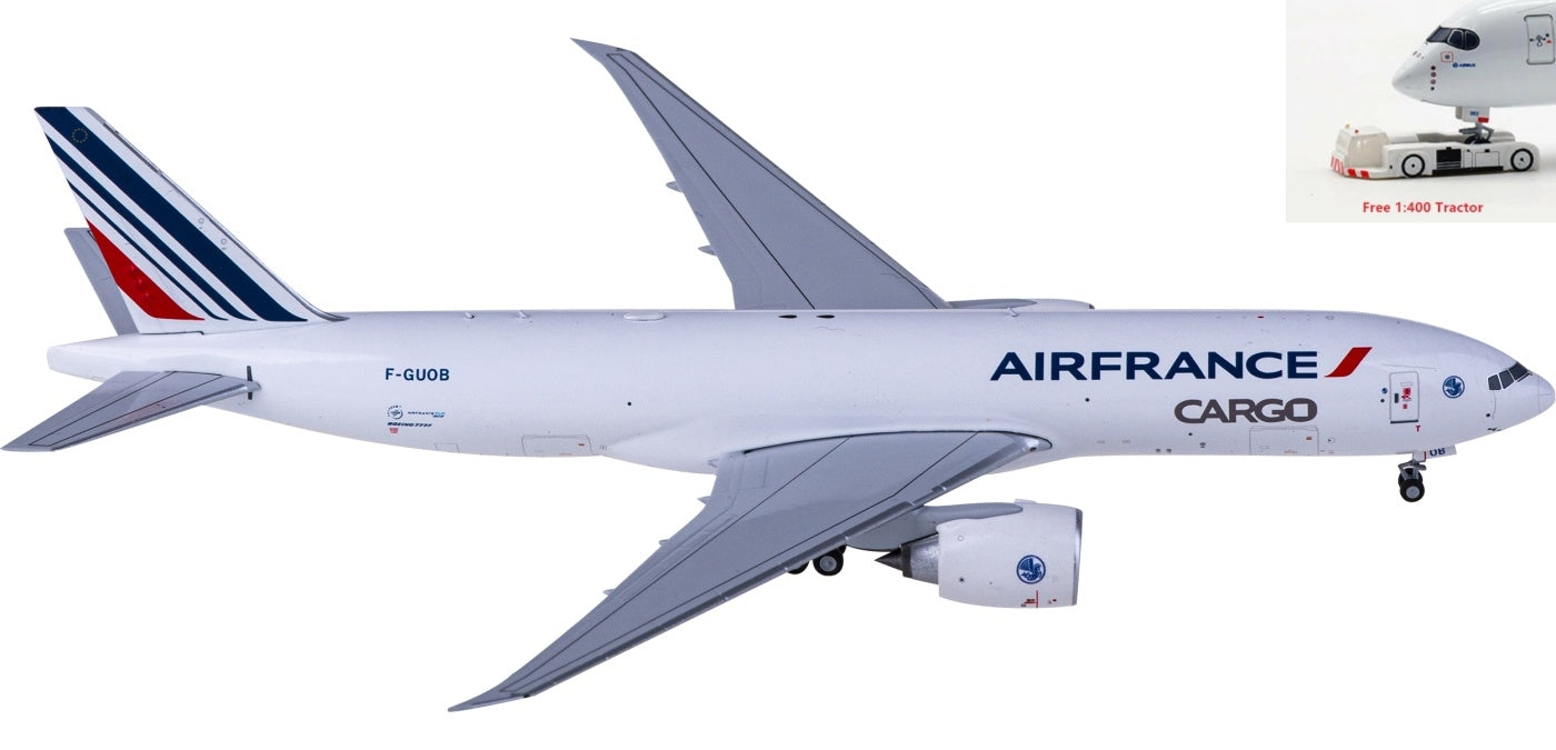 1:400 NG Models NG72012 Air France Cargo Boeing 777F F-GUOB+Free Tractor