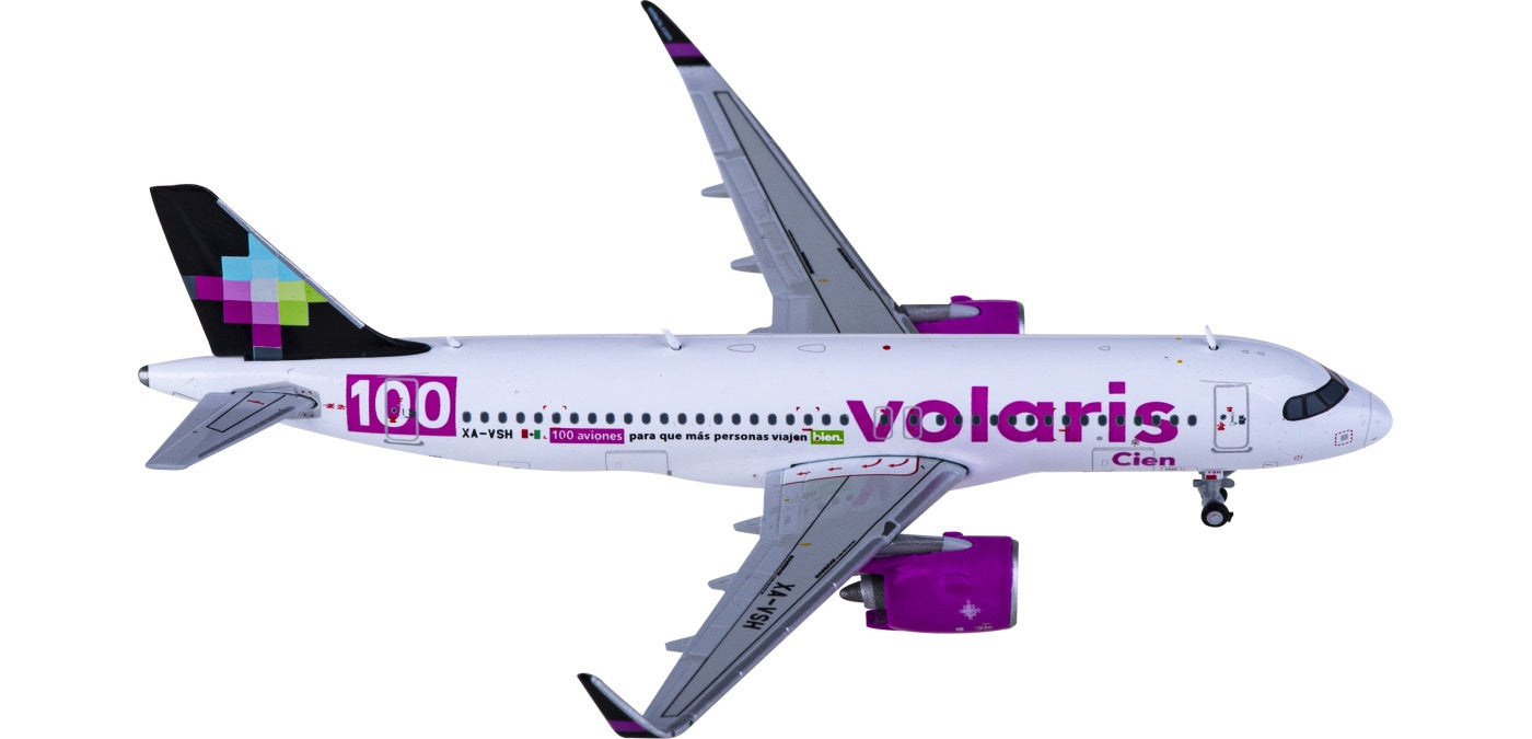 1:400 Geminijets GJVOI2132 Volaris Airbus A320neo XA-VSH+Free Tractor