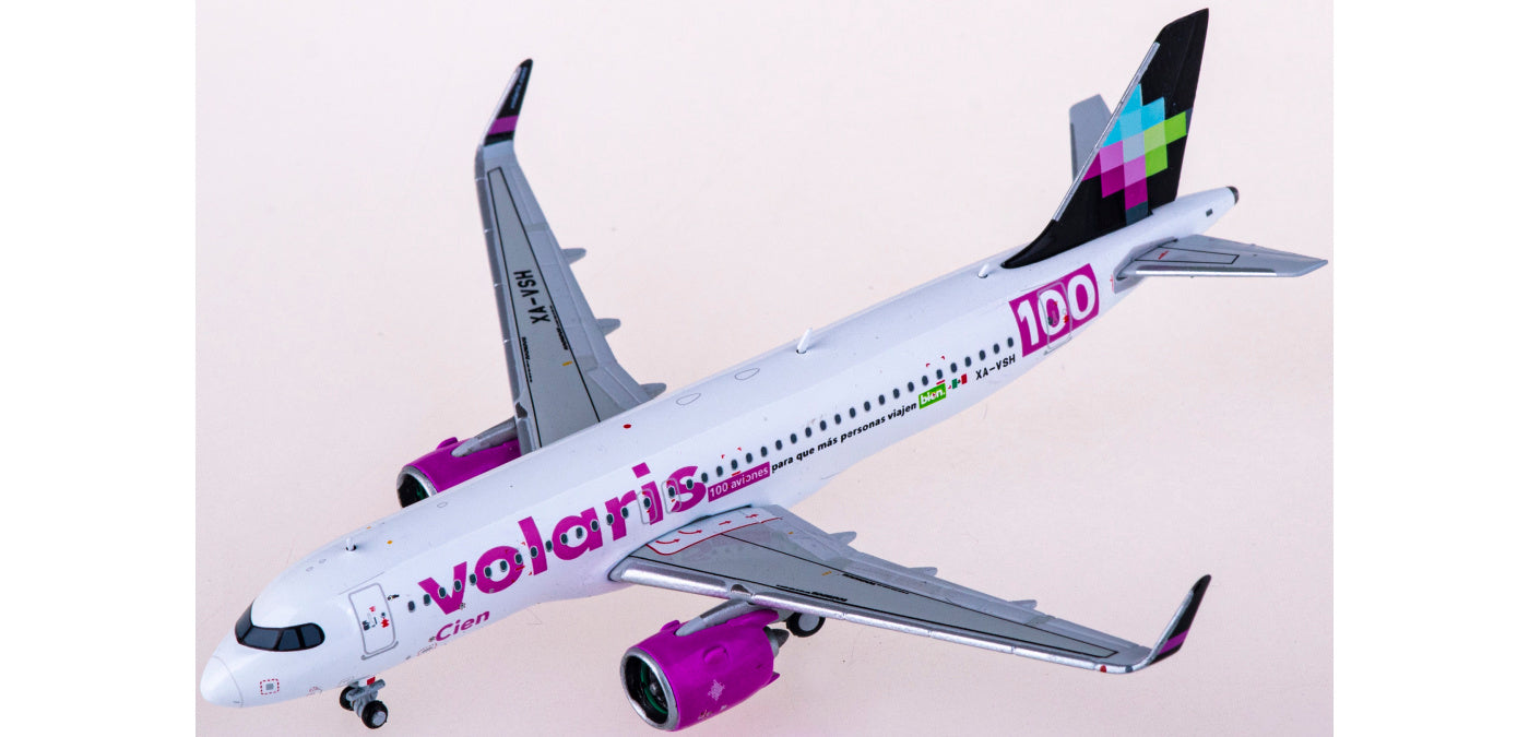 1:400 Geminijets GJVOI2132 Volaris Airbus A320neo XA-VSH+Free Tractor