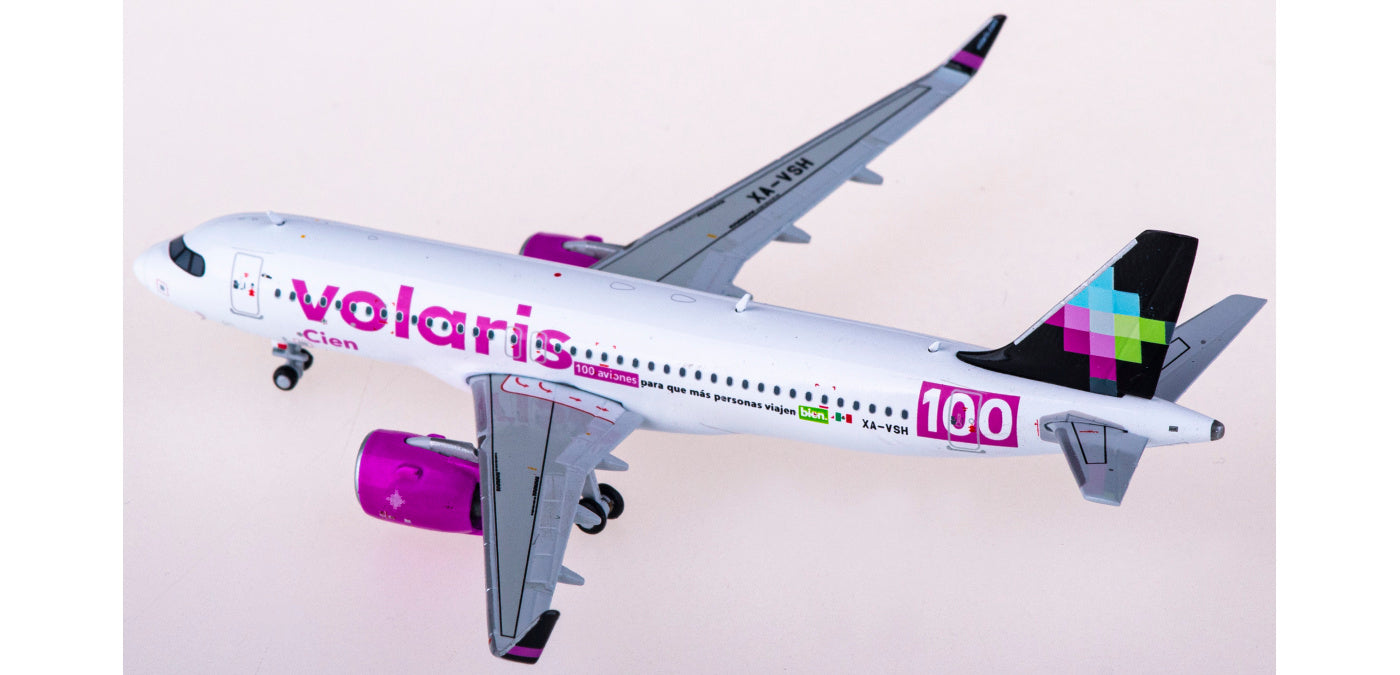 1:400 Geminijets GJVOI2132 Volaris Airbus A320neo XA-VSH+Free Tractor