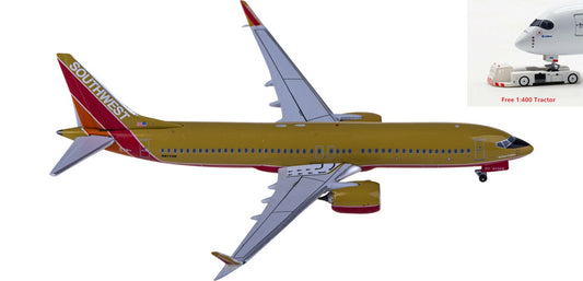 1:400 AeroClassics AC411222 Southwest Airlines Boeing 737 MAX 8 N871HK Aircraft Model+Free Tractor