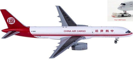 1:400 JC Wings LH4093 China Air Cargo Boeing 757-200 B-2848+Free Tractor